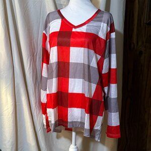 Suvimuga XXL Red and White Shirt